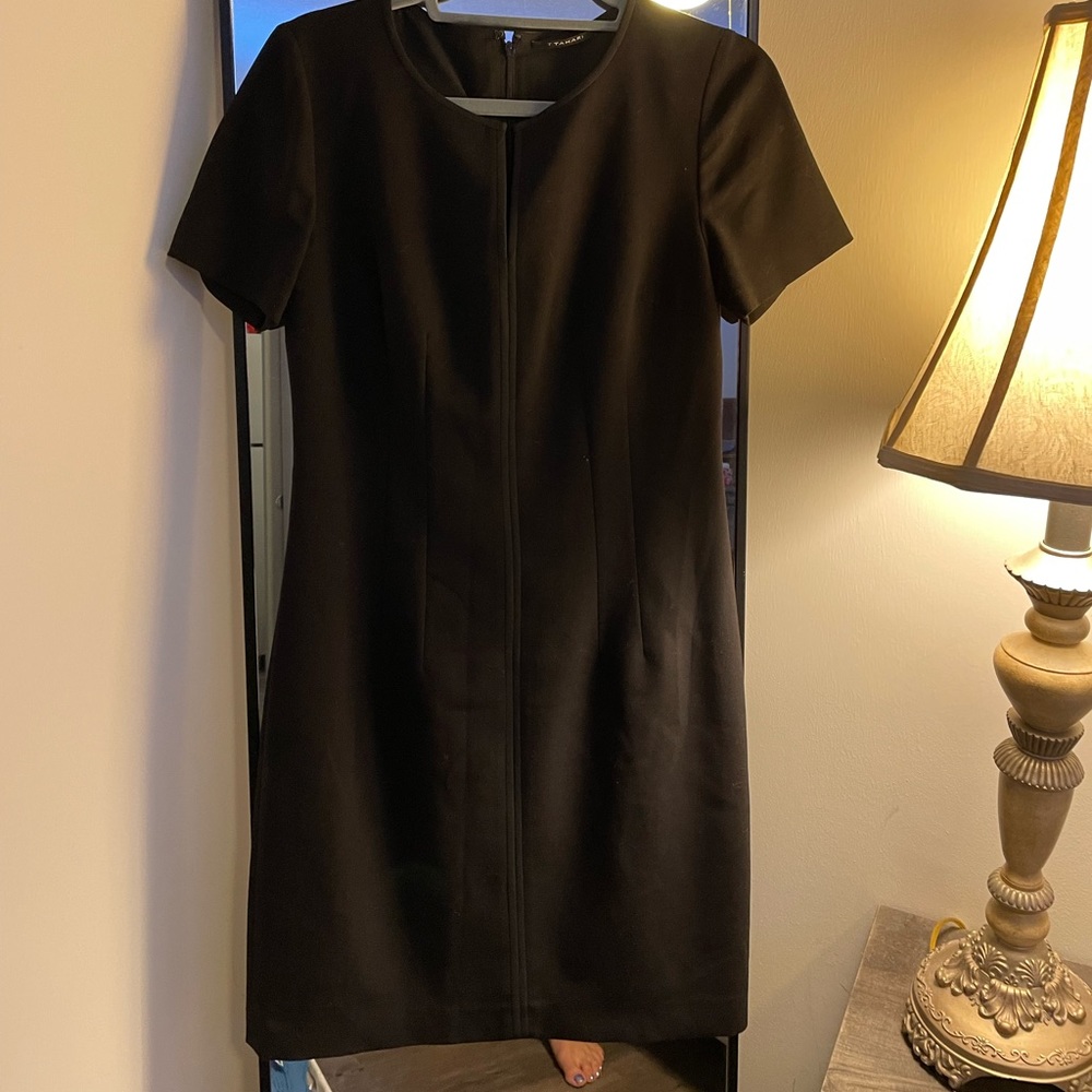 T Tahari black office dress. Size 4